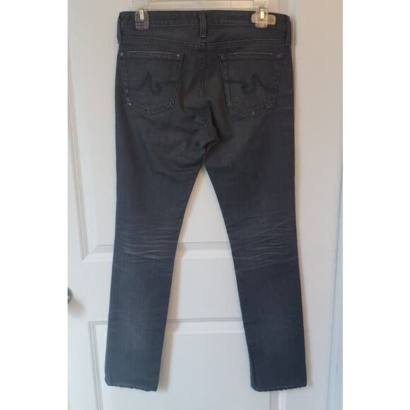 AG Adriano Goldschmied Premier Skinny Straight Grey Jeans Size 27R - Picture 6 of 6